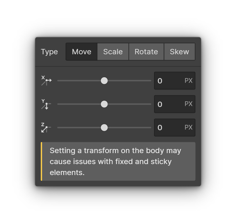 Multiple transform values · Issue #12451 · elementor/elementor · GitHub